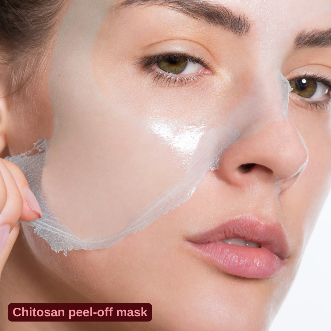 Chitosan peel-off mask