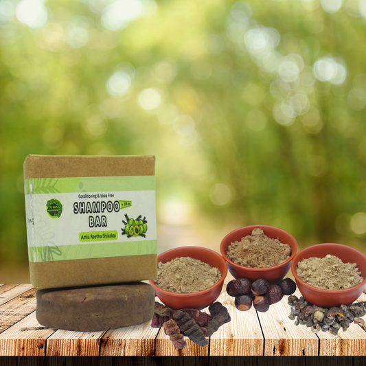 RIMURIMU Natural Amla Reetha Shikakai Shampoo Bar