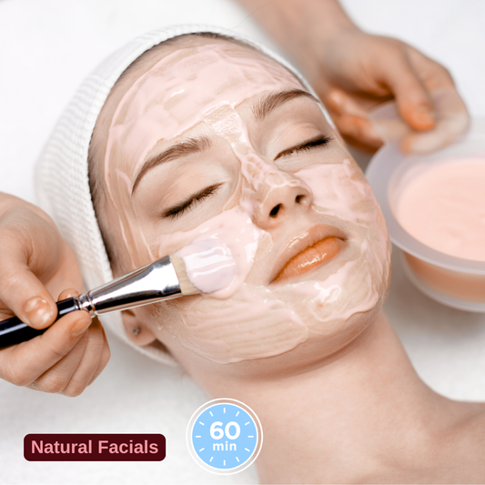 Natural facials - 60 minutes