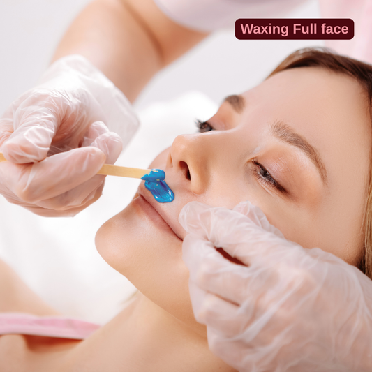Full face waxing