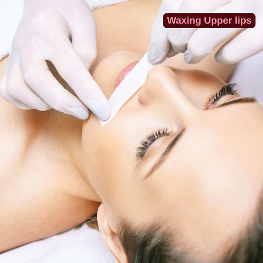 Upper lips waxing